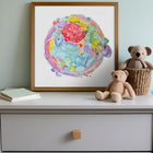 20x20cm Custom Watercolour IVF Embryo Painting