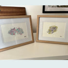20x25cm Custom Watercolour IVF Embryo Painting