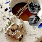 Custom Ultrasound Pendant in 999 Fine Silver
