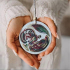 Hand-Painted Baby Ultrasound Christmas Ornament