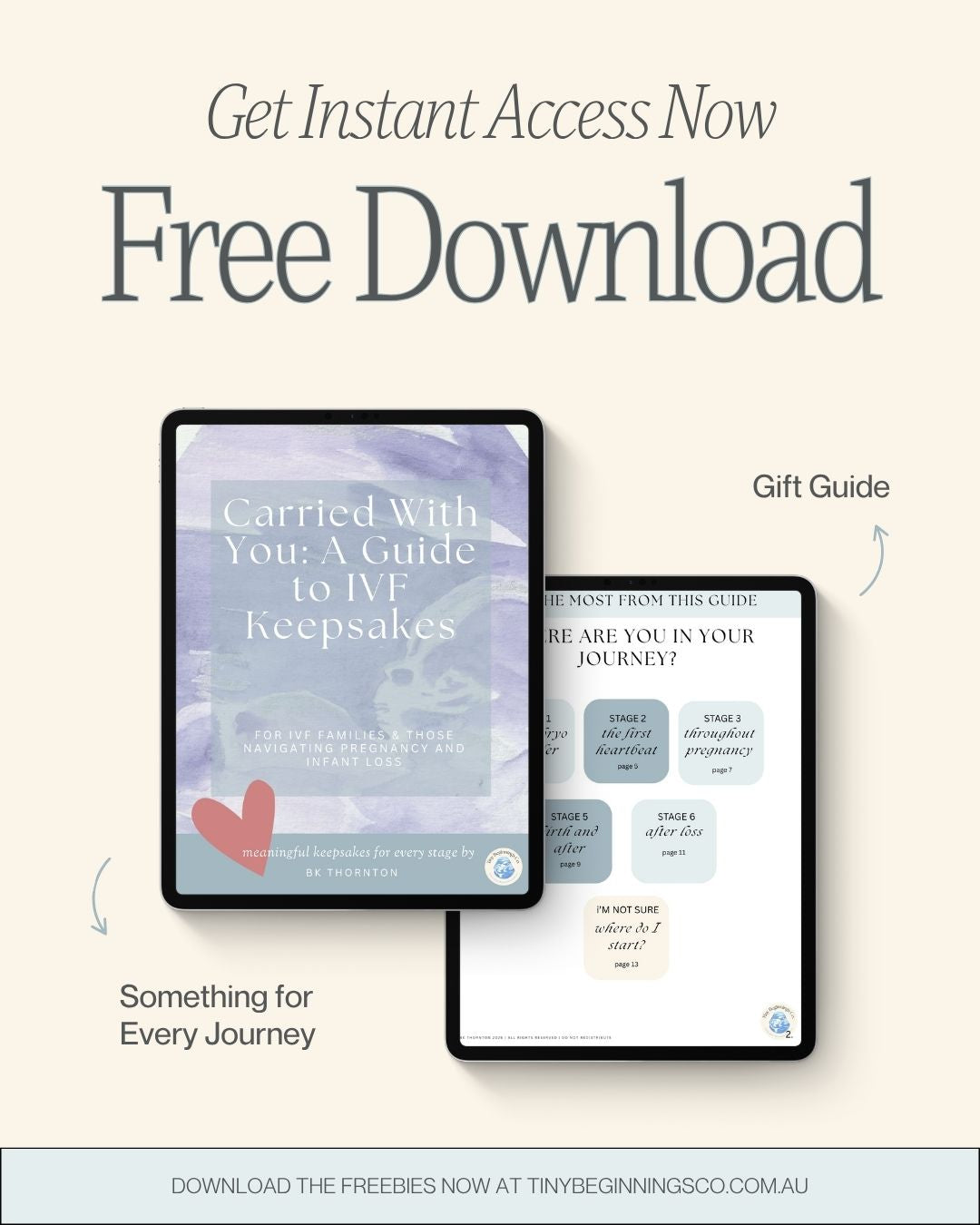 sample images of inside the keepsake guide