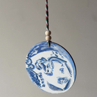 Hand-Painted Baby Ultrasound Christmas Ornament
