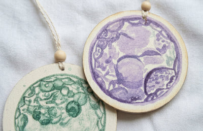 Hand-Painted IVF Embryo Christmas Ornament