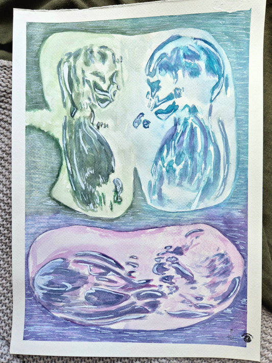 triplet ultrasound painting